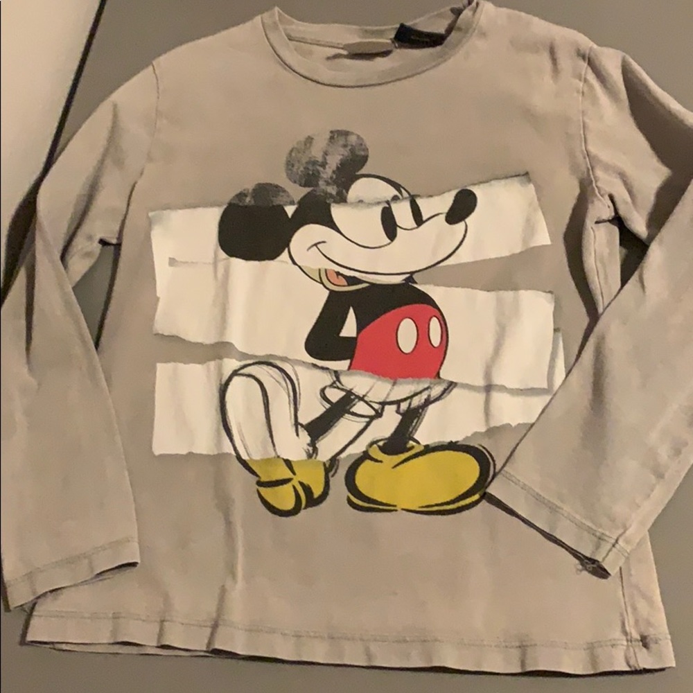 Zara Disney Mickey long sleeve shirt 6